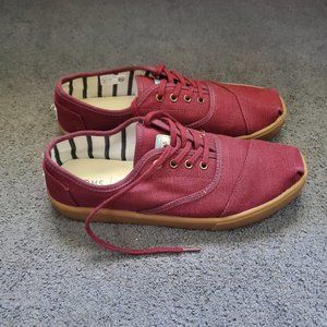 TOMS Cordones Canvas Cupsole Sneakers